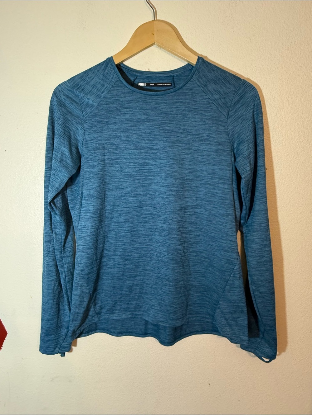 REI Women's Long Sleeve Running Shirt - reflective - Size Small